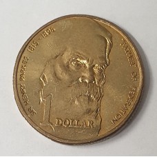 AUSTRALIA 1996 . ONE 1 DOLLAR COIN . SIR HENRY PARKES